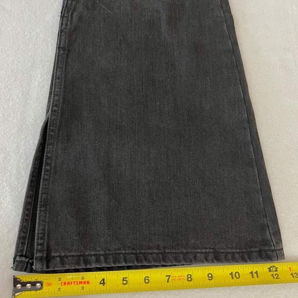 Rock & Roll Women's Distressed High Rise‎ Flare Black Denim Jeans Size 29x30 NWT - Picture 10 of 12